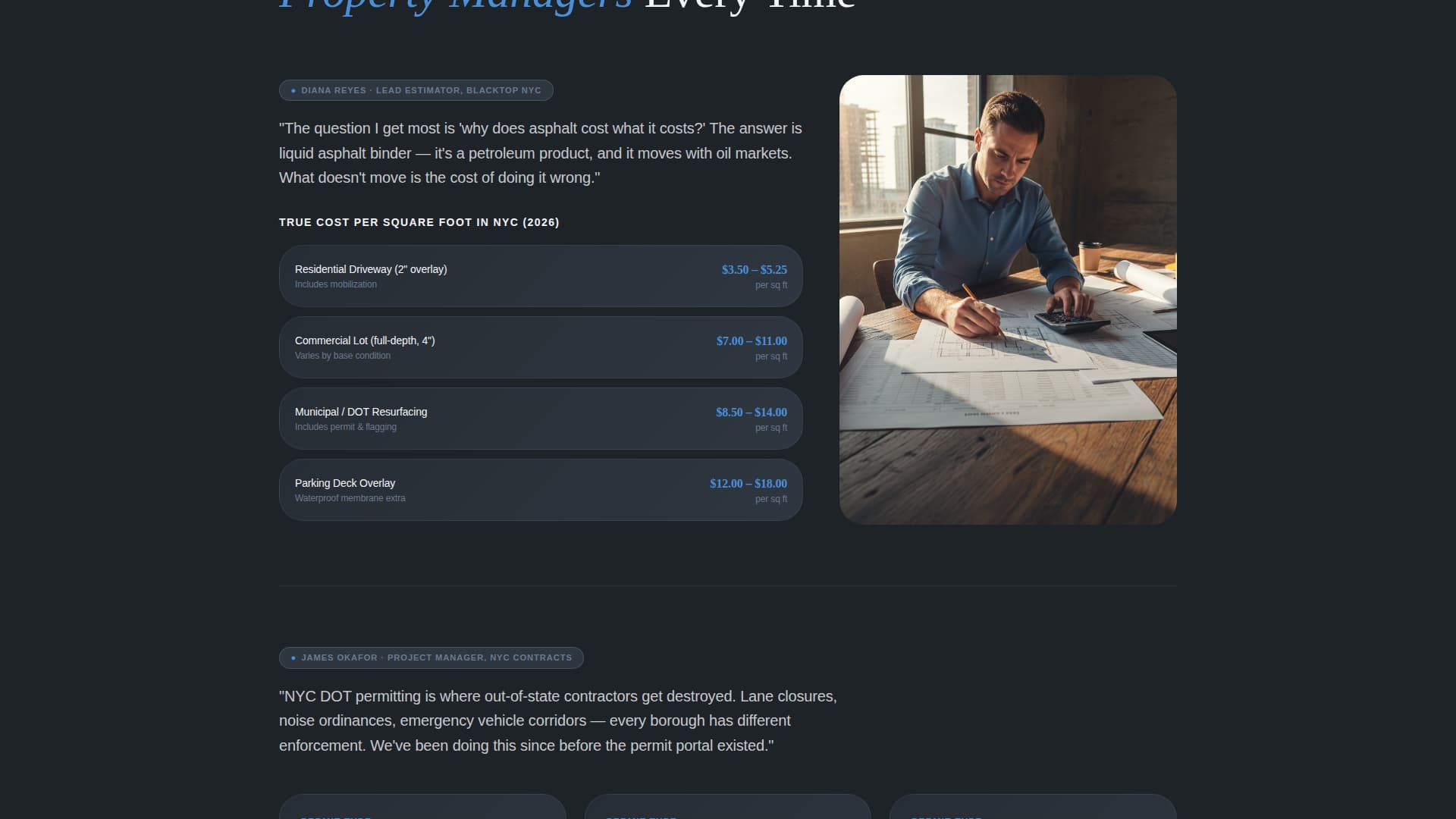Blacktop - Expert Asphalt Landing Page Template