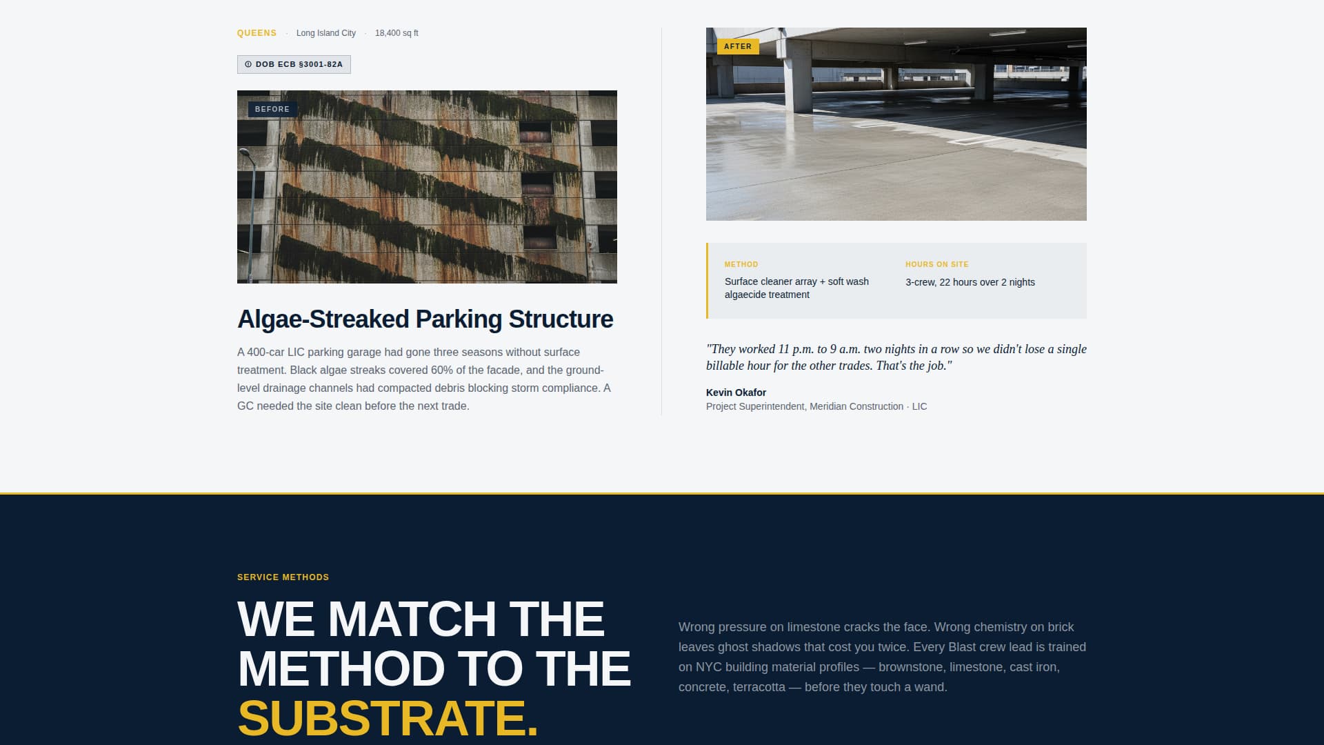 Deluge — Unstoppable Surface Cleaning Landing Page Template