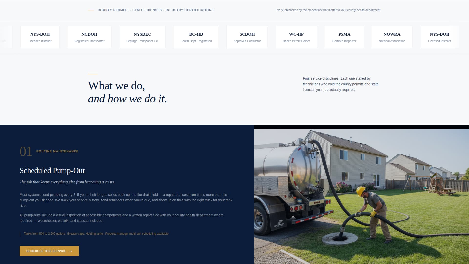 Septic - Authoritative Service Landing Page Template