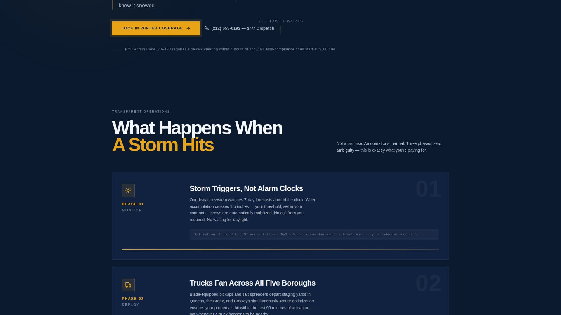 Plow - Urgent Snowremoval Landing Page Template