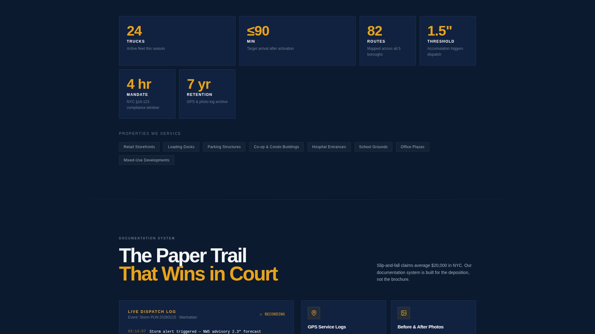 Plow - Urgent Snowremoval Landing Page Template
