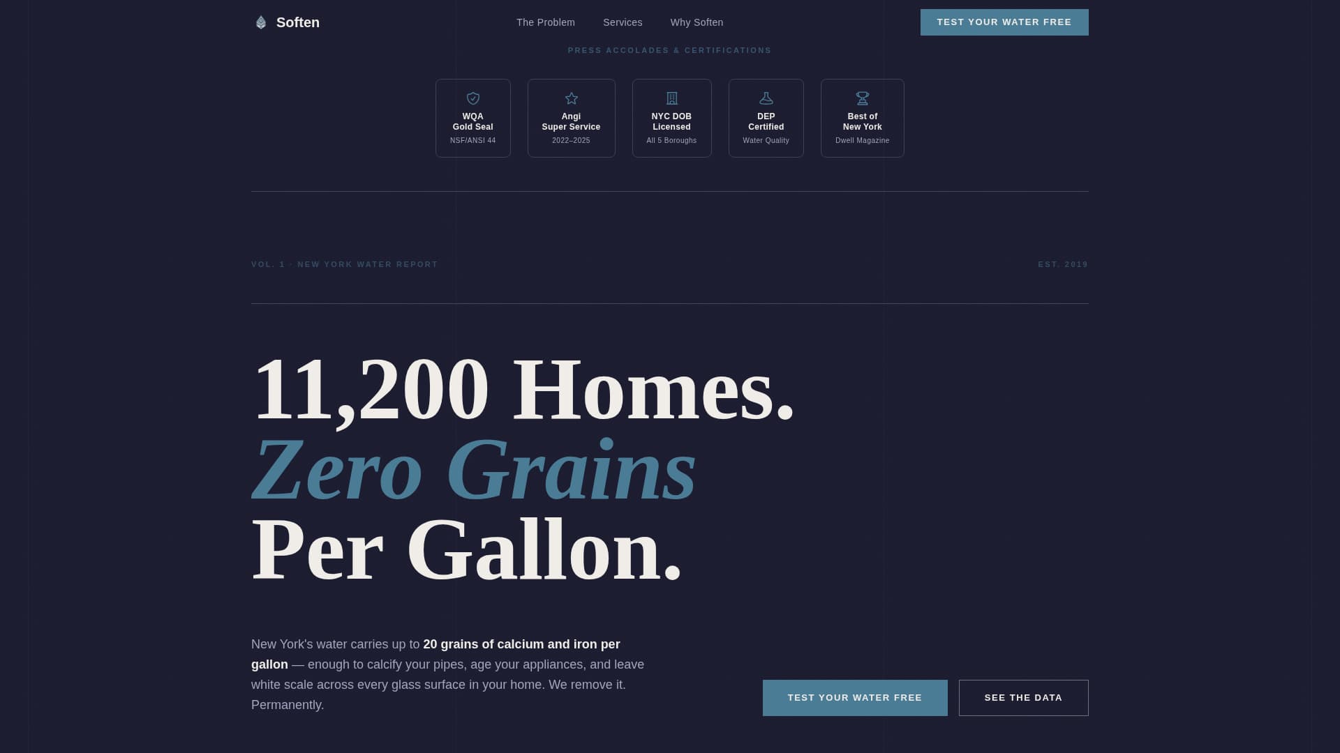 Soften - Authoritative Watersoftening Landing Page Template