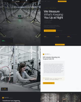 Decibel - Precision Acoustics Landing Page Template