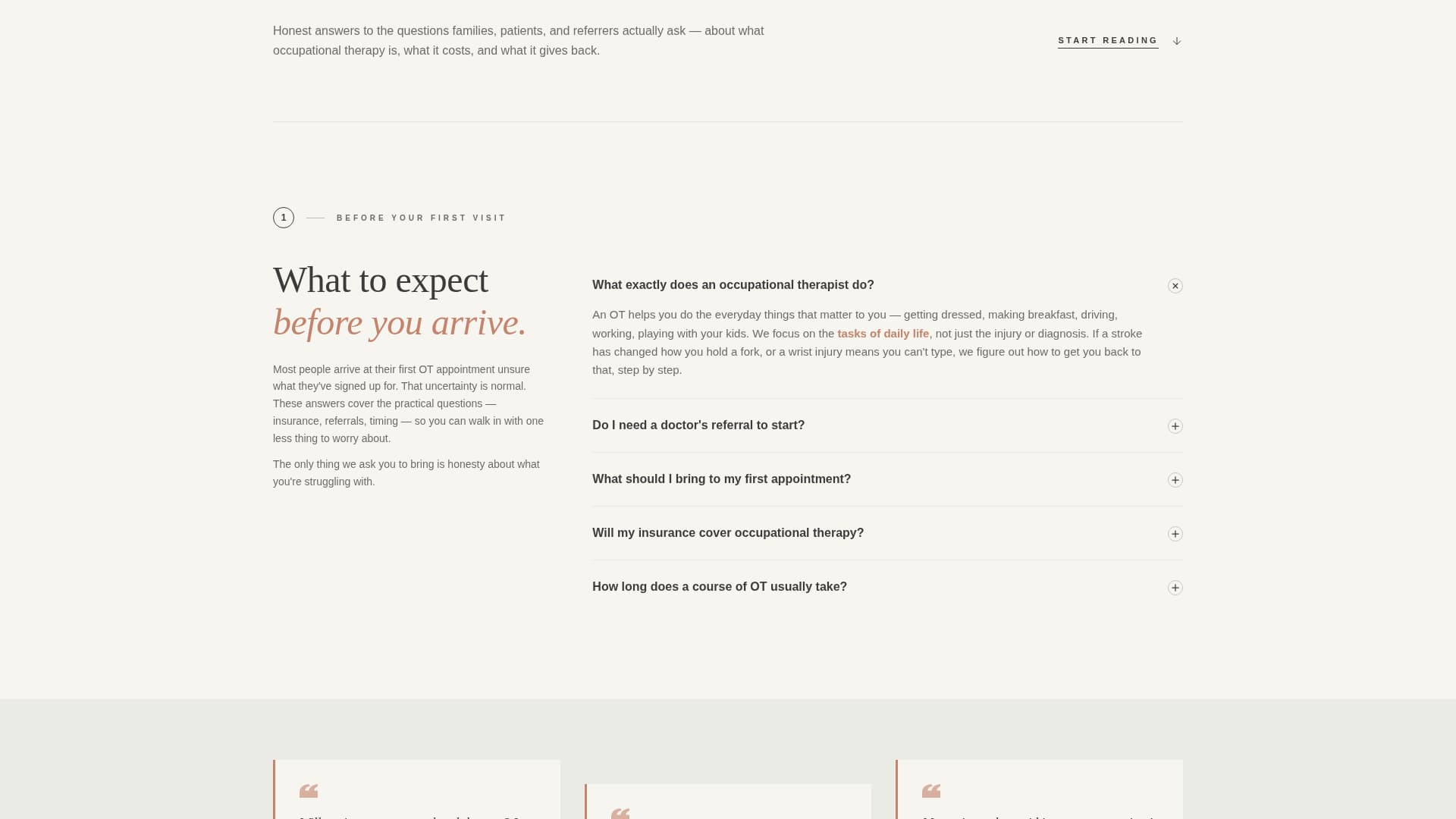 Equip - Trusted Occupationaltherapist Landing Page Template