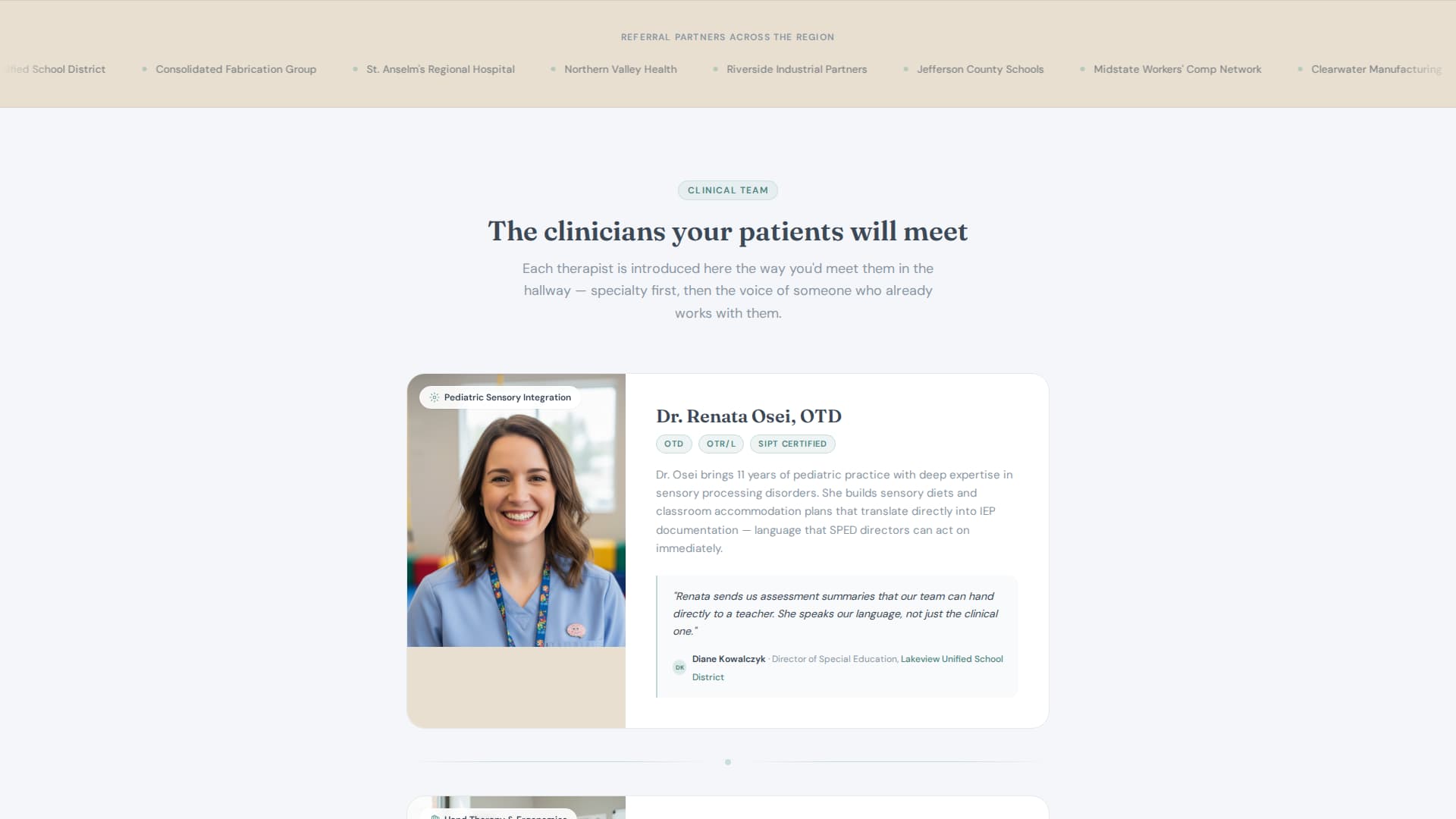 Praxis - Trusted Occupationaltherapy Landing Page Template