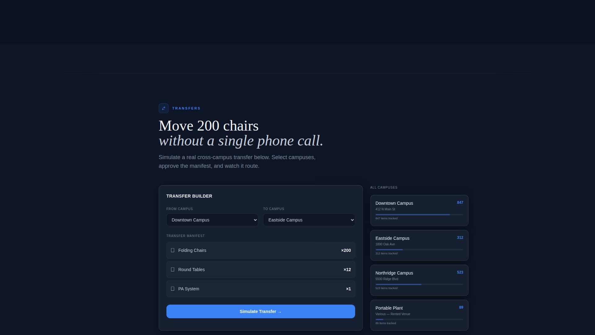 Steward - Powerful Church Inventory Landing Page Template
