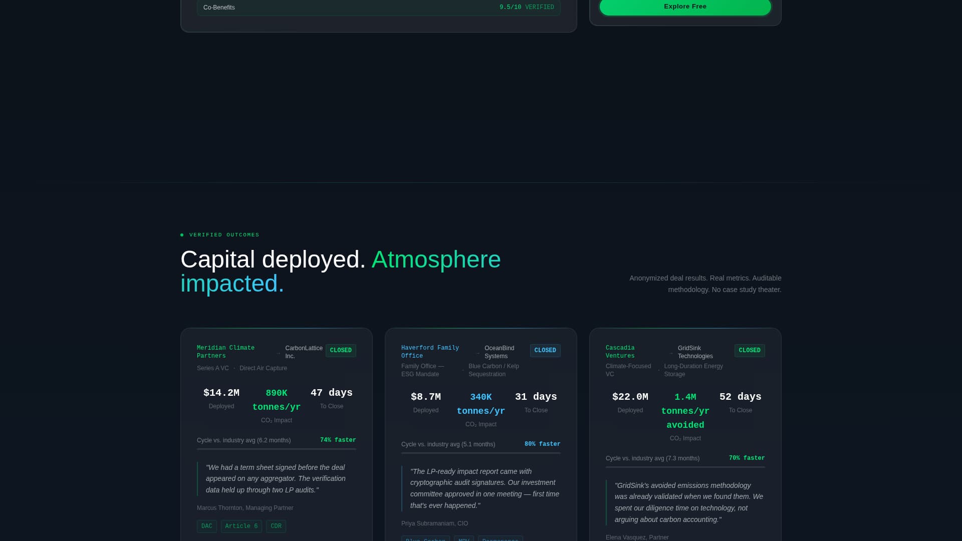 CleanTech Startup Specialist Professional Website Template