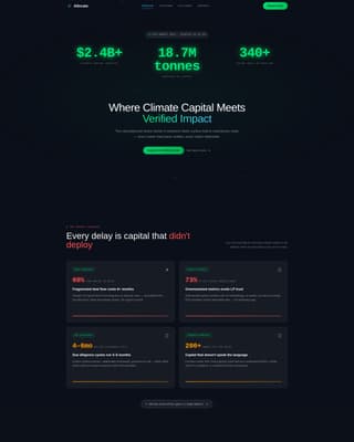 CleanTech Startup Specialist Professional Website Template