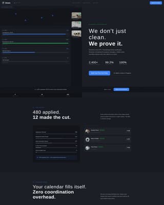 Professional Cleaning Service Proof-Led Booking Website Template