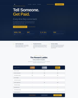 Lube - Rewarding Oilchange Landing Page Template