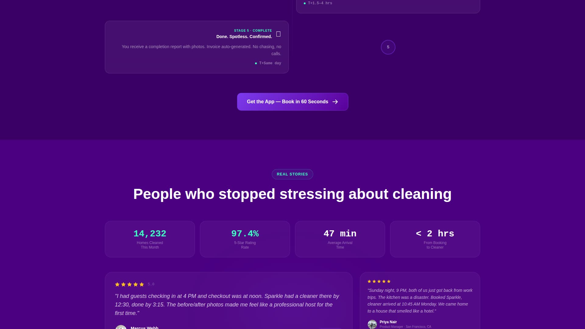 Cleaning Service Digital Presence Booking Website Template