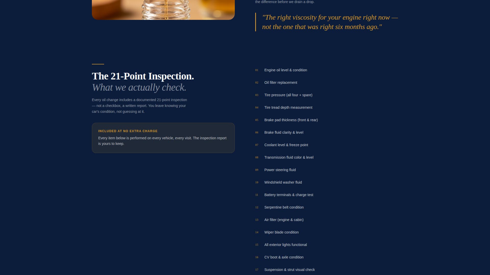 Lube - Authoritative Oilchange Landing Page Template