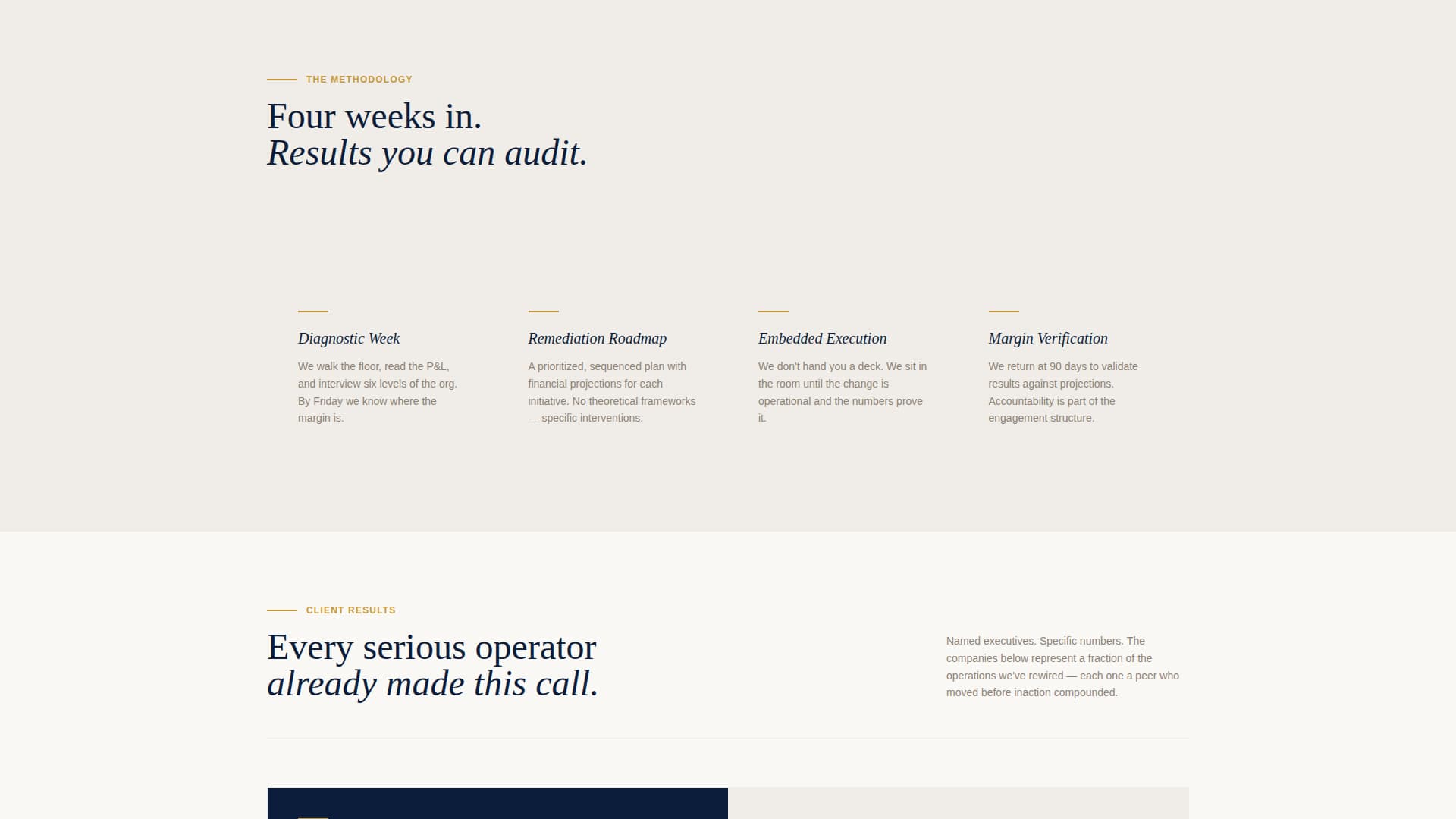 Marginfinder - Decisive Operations Landing Page Template