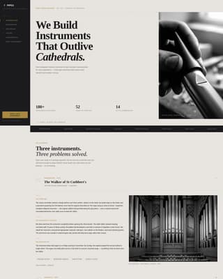 Pipes - Authoritative Organbuilder Landing Page Template