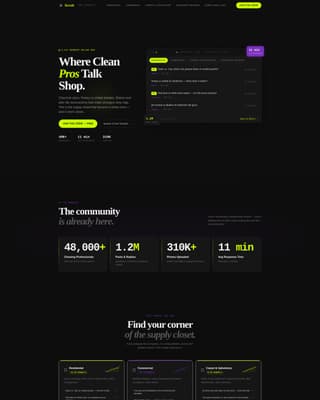 Scrub - Dynamic Cleaning Service Landing Page Template