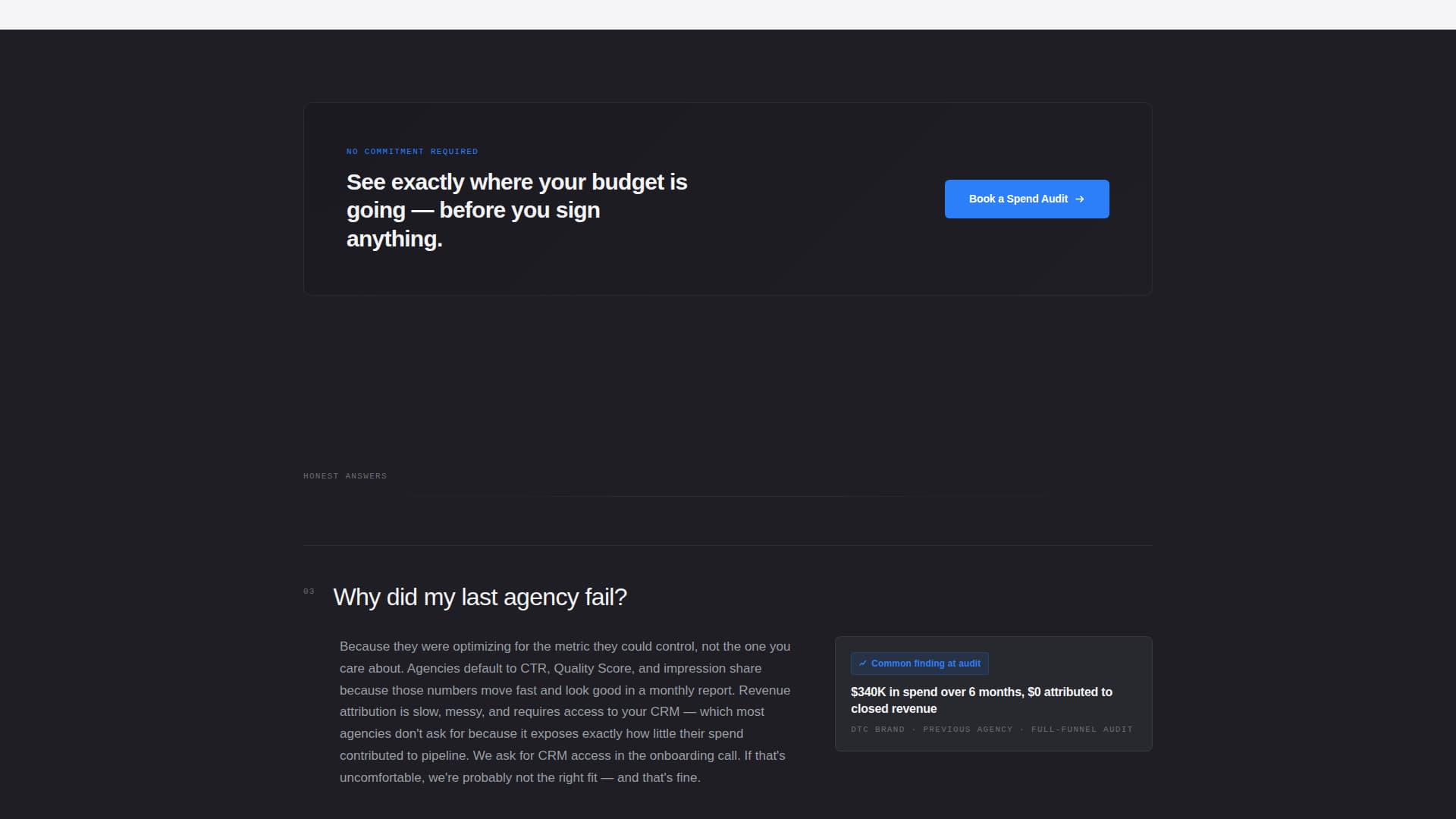 Bidstream - Auditable Performancemarketing Landing Page Template