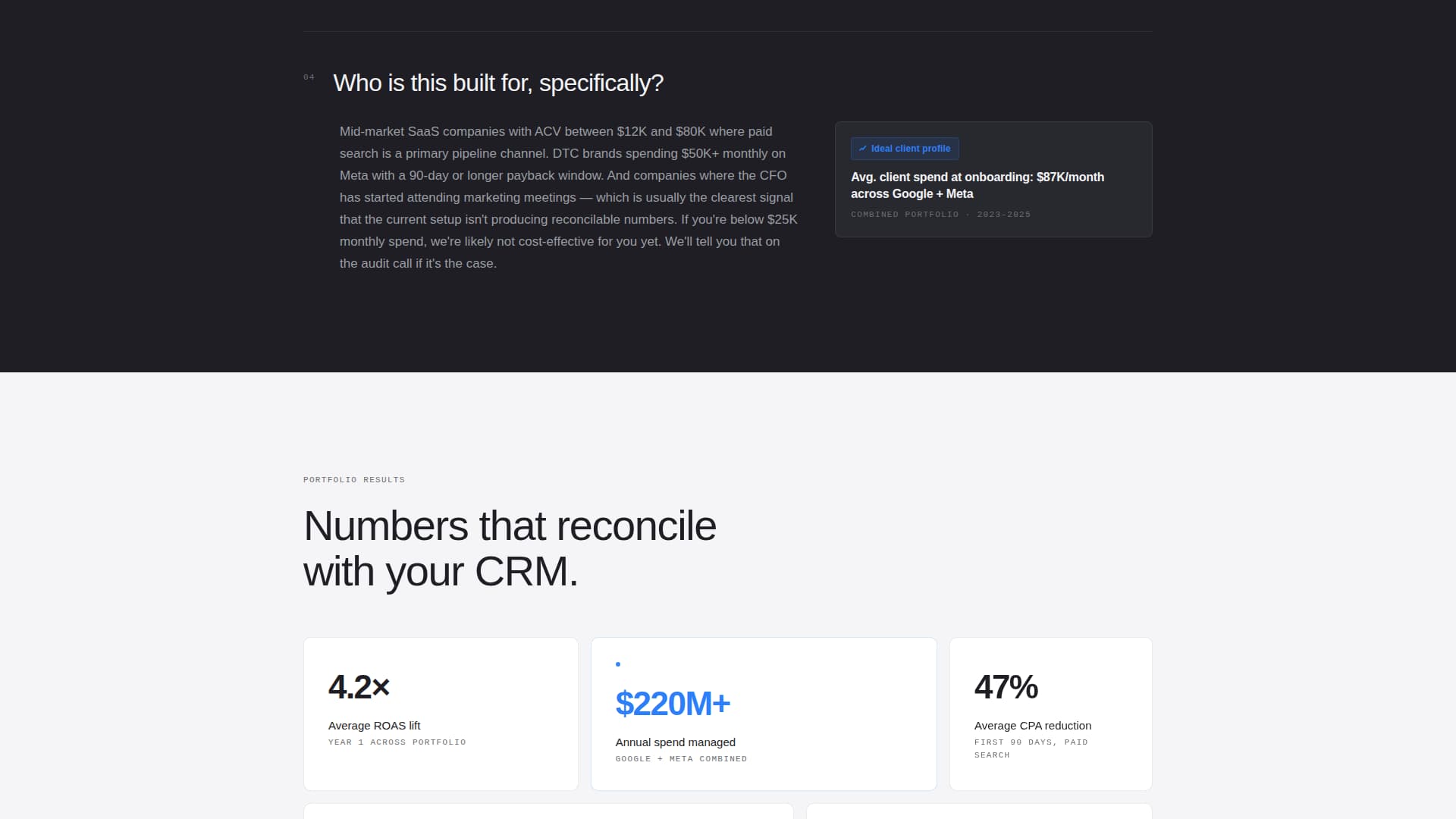 Bidstream - Auditable Performancemarketing Landing Page Template