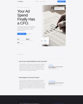 Bidstream - Auditable Performancemarketing Landing Page Template