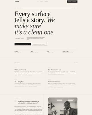 Coat - Authoritative Painting Landing Page Template