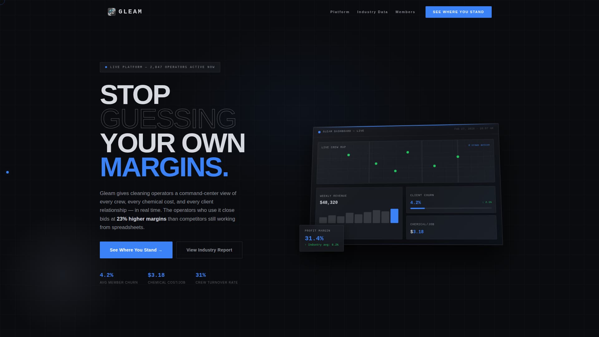 Cleaning Service Digital Presence Reviews Website Template