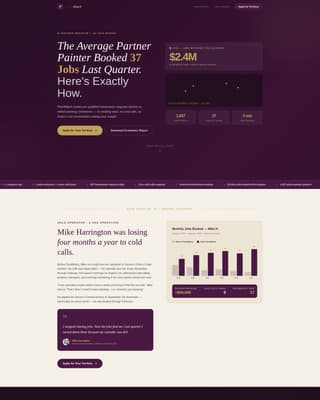 Paintmatch - Authoritative Painterreferral Landing Page Template