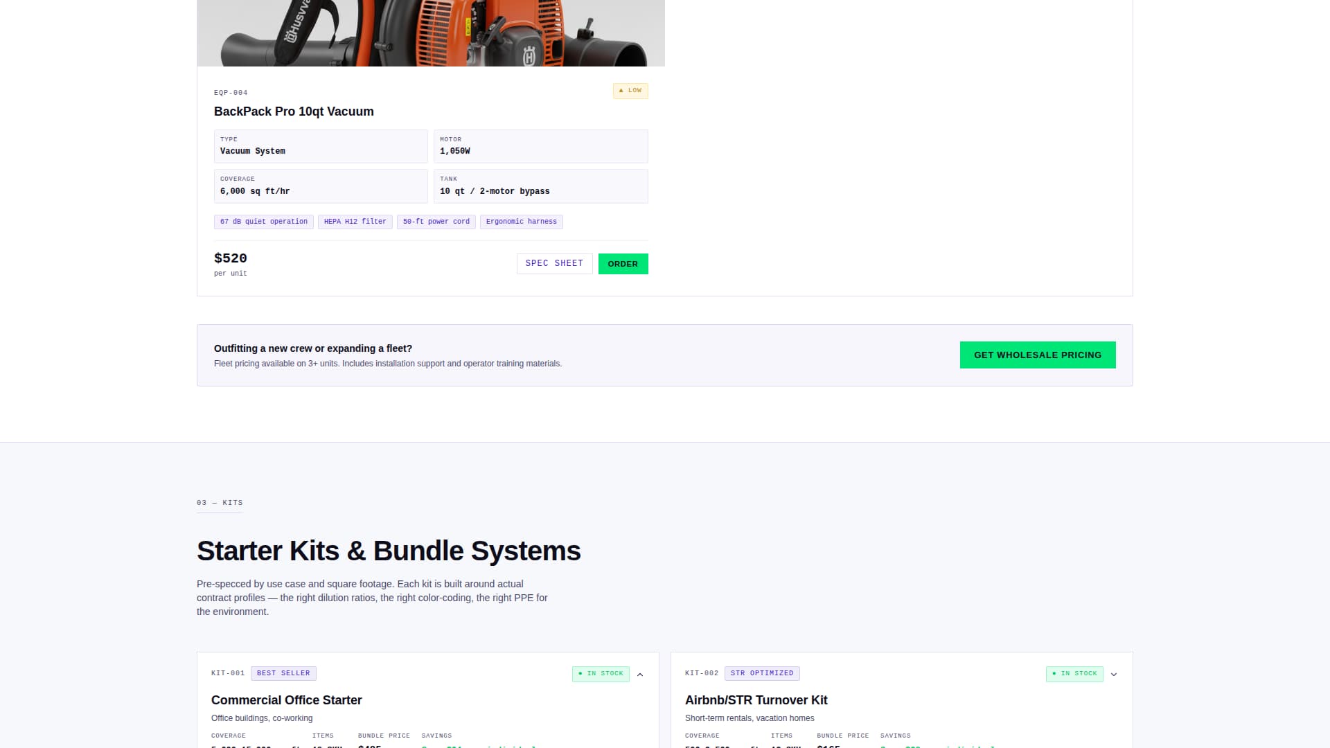 Cleaning Service Digital Presence Specialist Professional Website Template