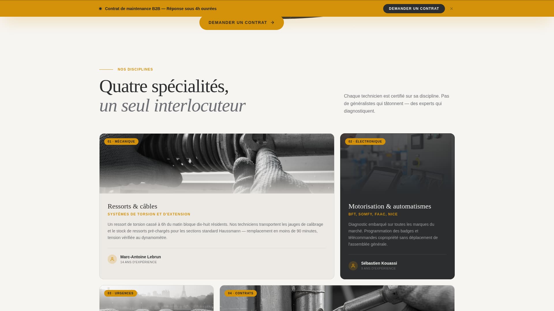 Portail - Precision Property Landing Page Template