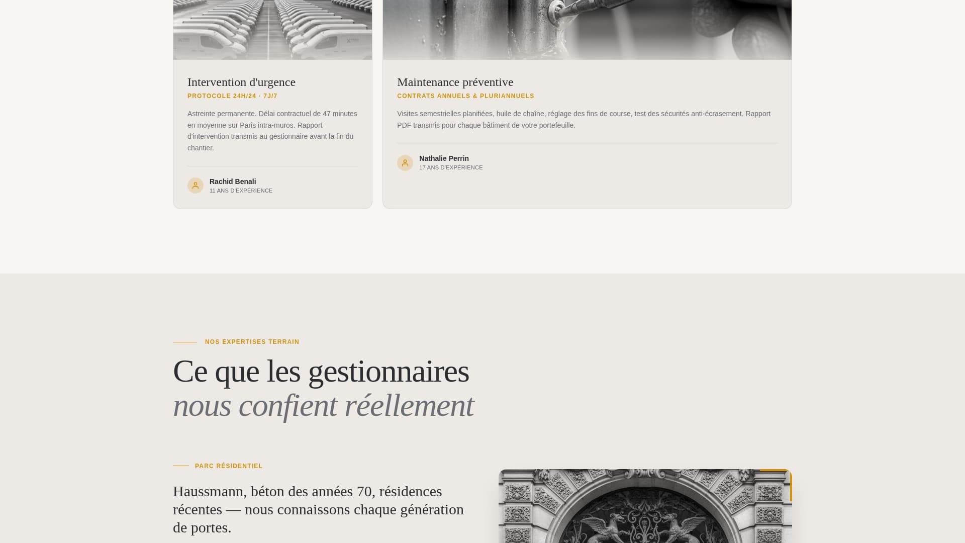 Portail - Precision Property Landing Page Template