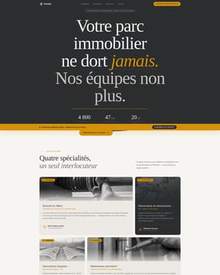 Portail - Precision Property Landing Page Template