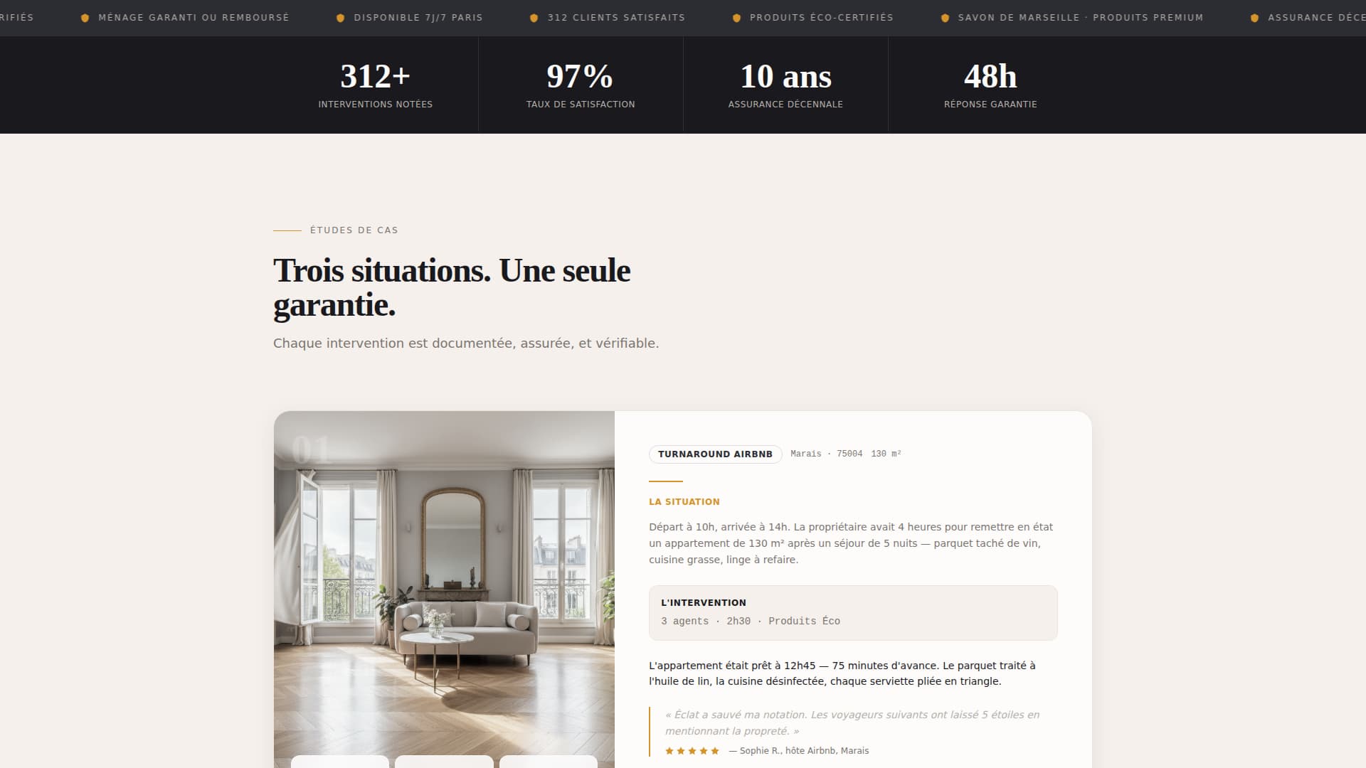 Clat - Trusted Cleaning Landing Page Template