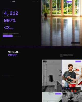 Swept — Minimalist Cleaning Landing Page Template