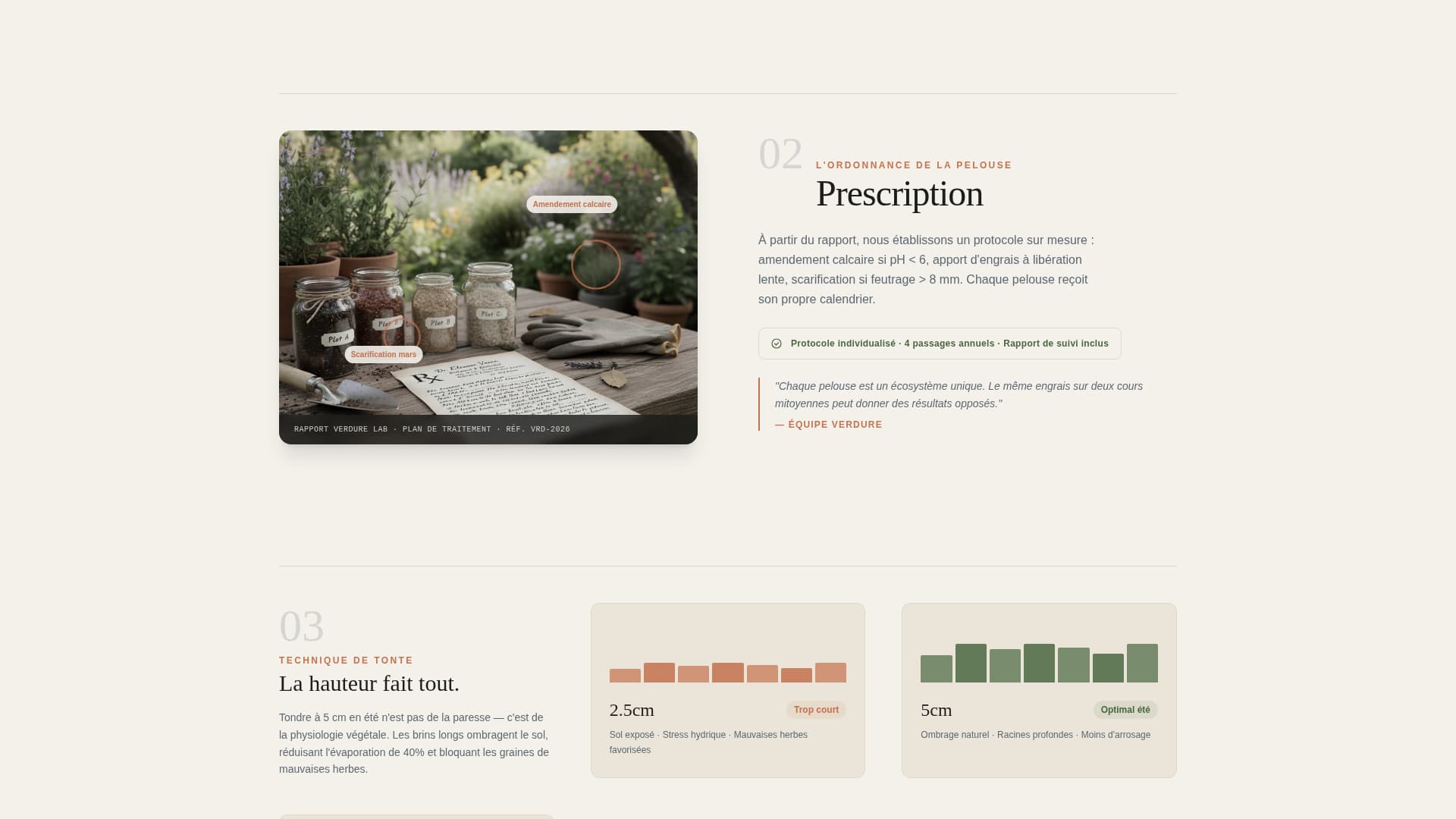 Verdure - Editorial Lawncare Landing Page Template
