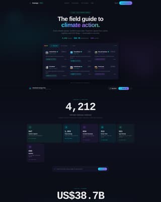 Startup Homepage Directory Website Template