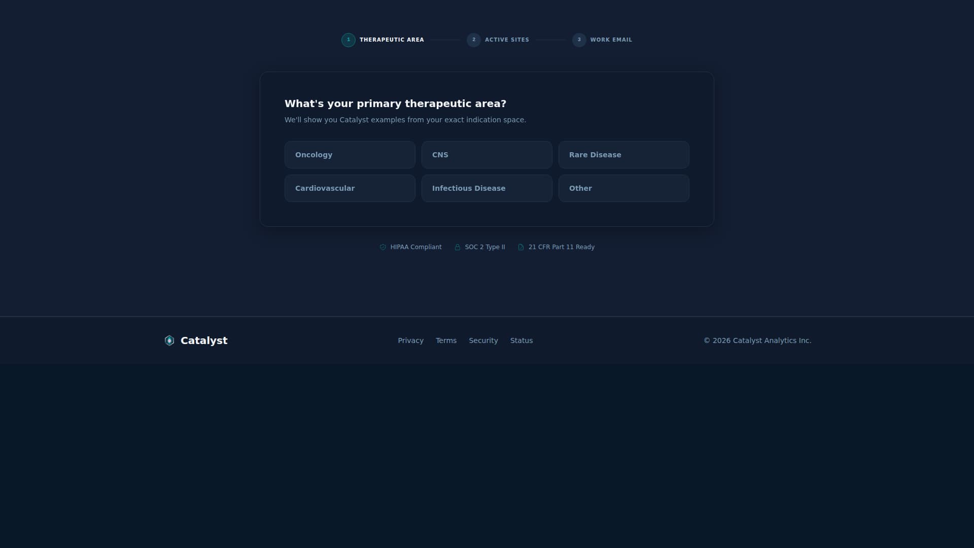 Clinical Trial Vertical SaaS Professional Website Template