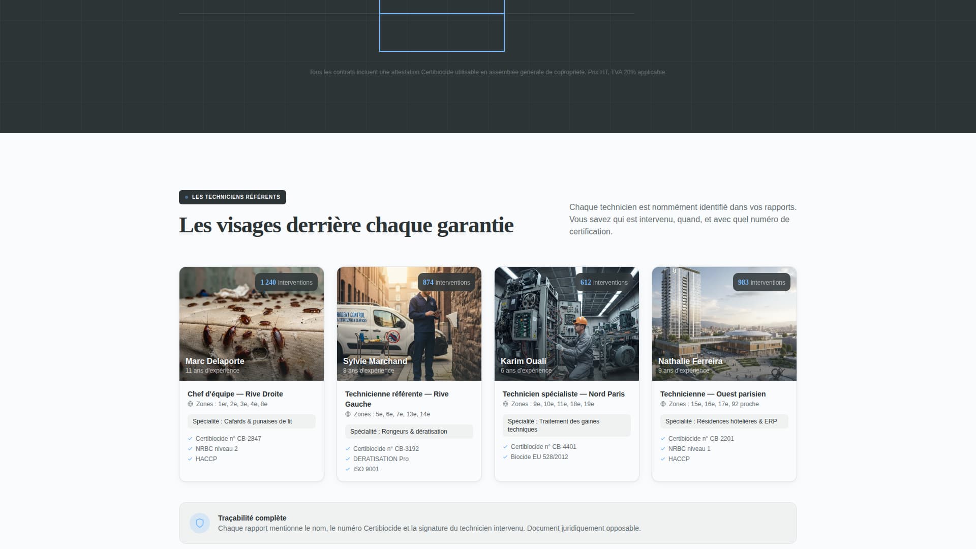 Nuisible - Certified Pestcontrol Landing Page Template