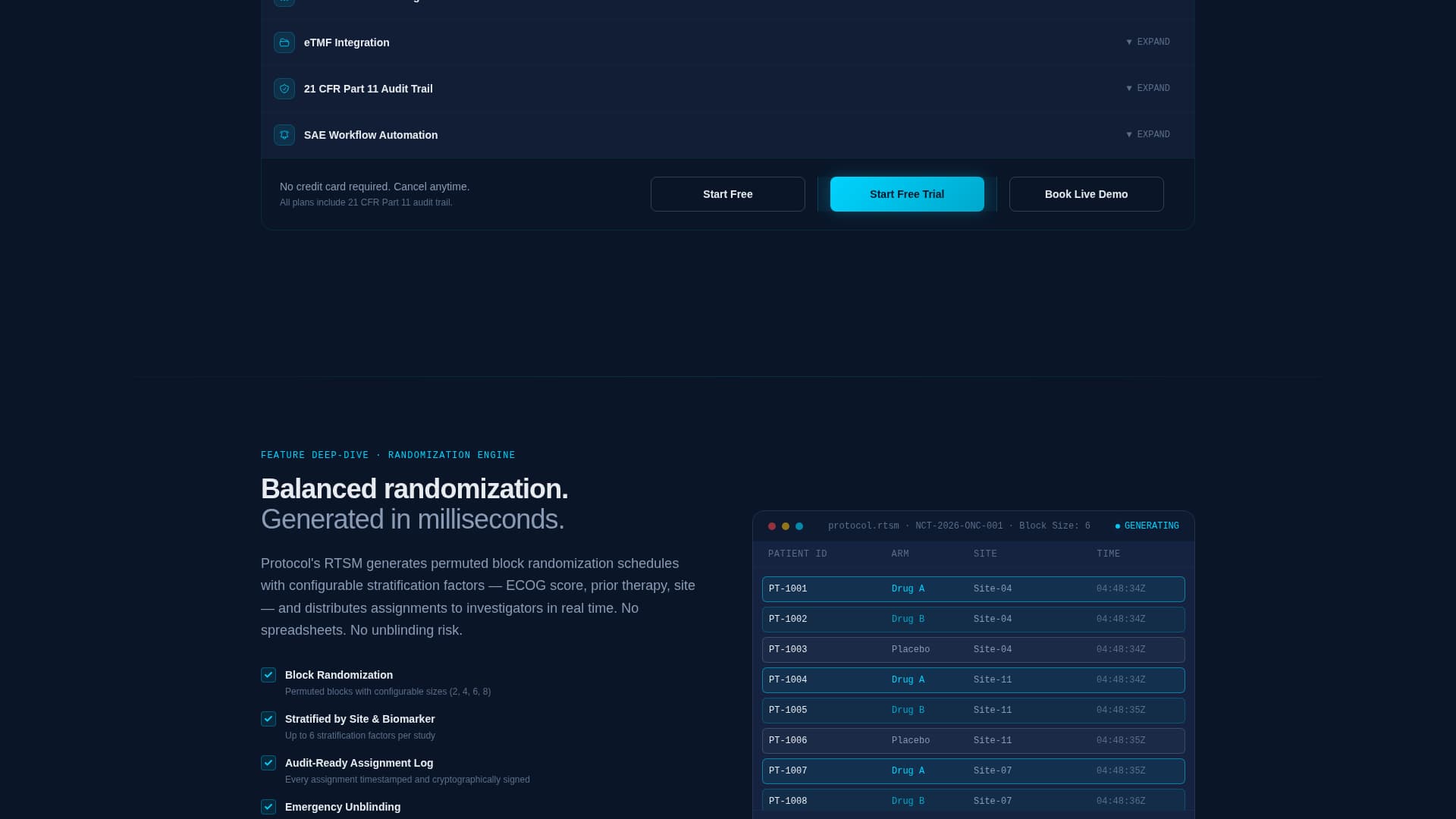 Protocol - Powerful Clinical Trial Landing Page Template
