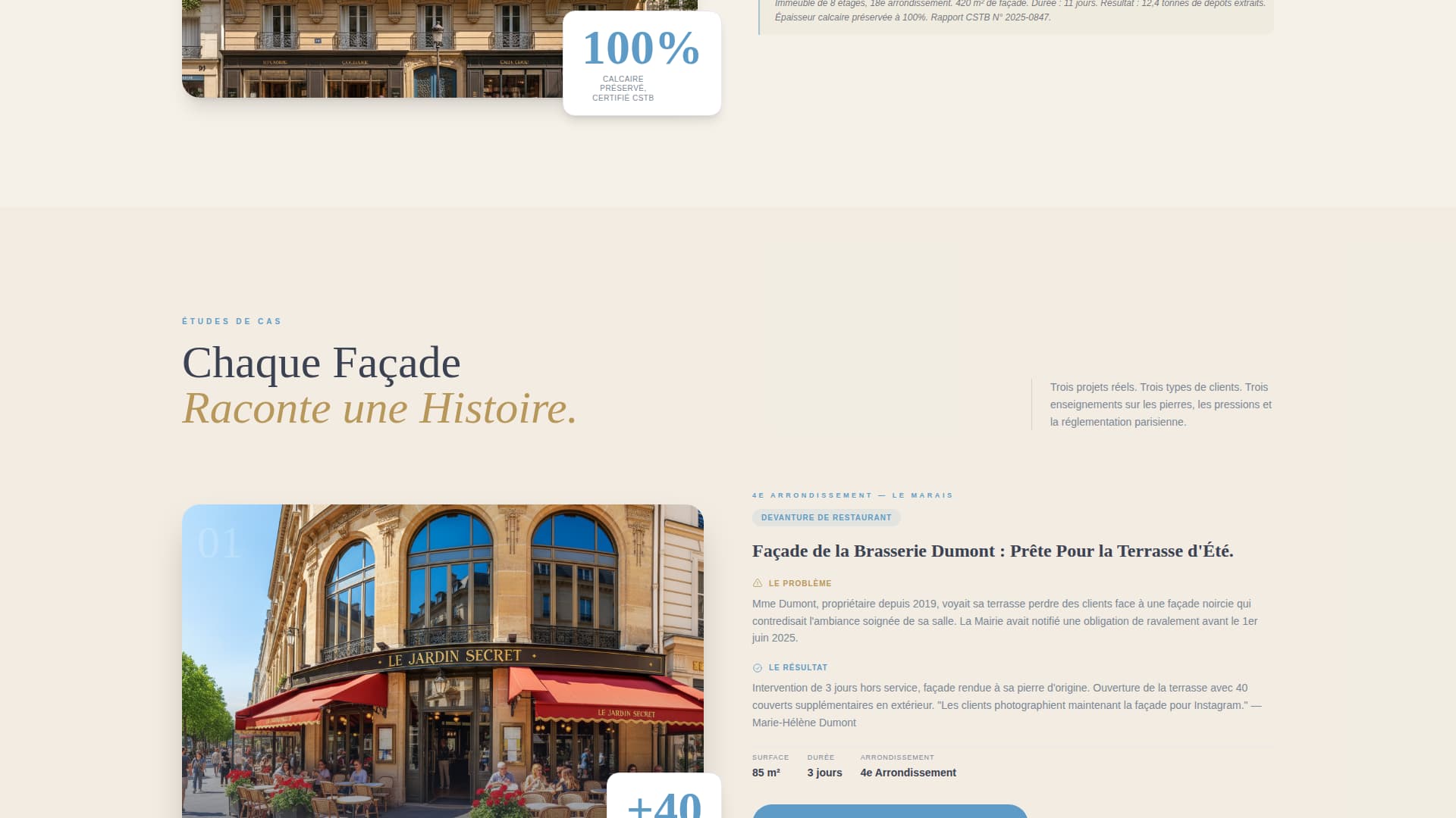 Dcape - Authoritative Facaderestoration Landing Page Template