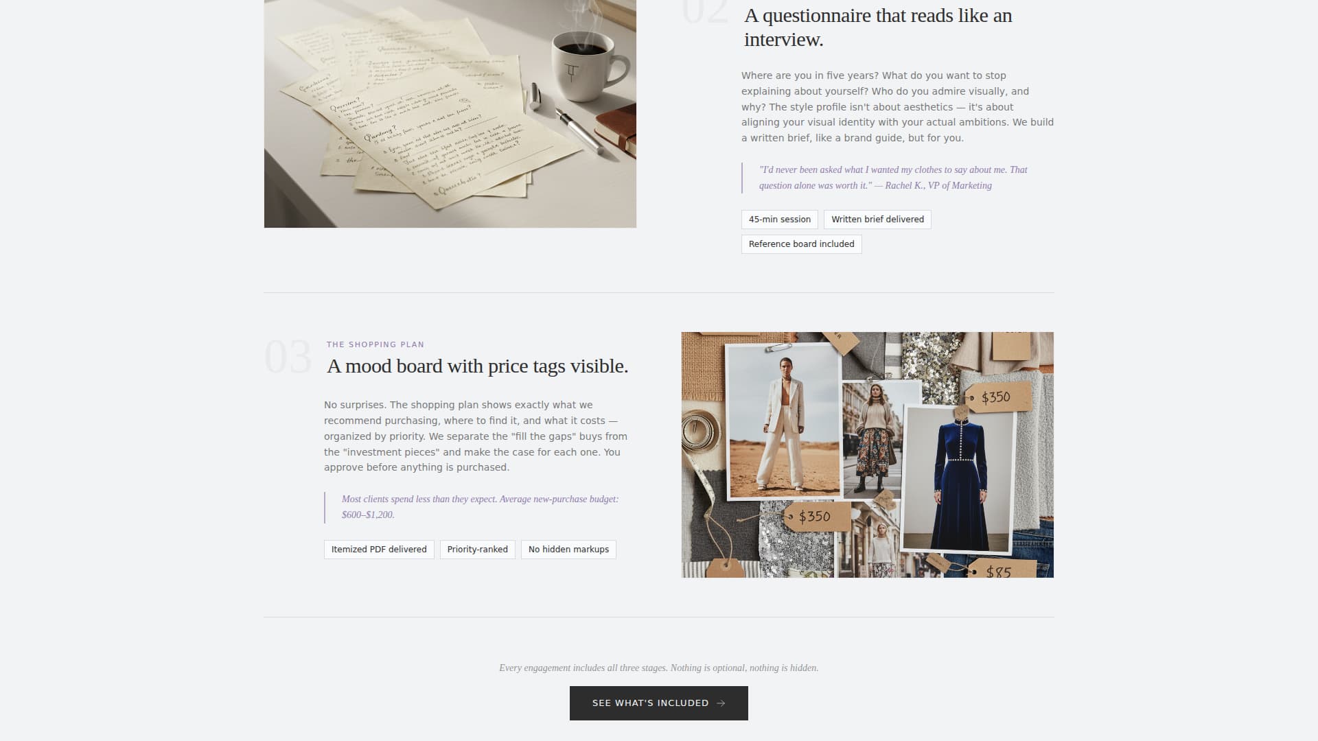 Curate - Editorial Stylist Landing Page Template