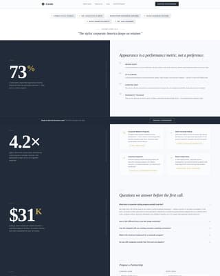 Curate - Executive Stylist Landing Page Template