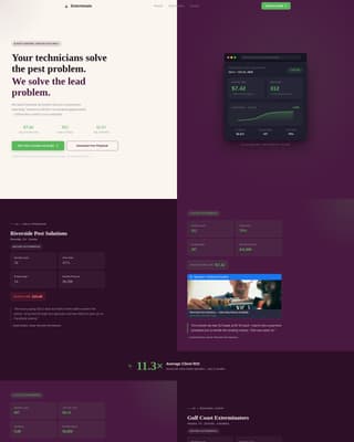 Exterminate - Powerful Pestcontrol Landing Page Template