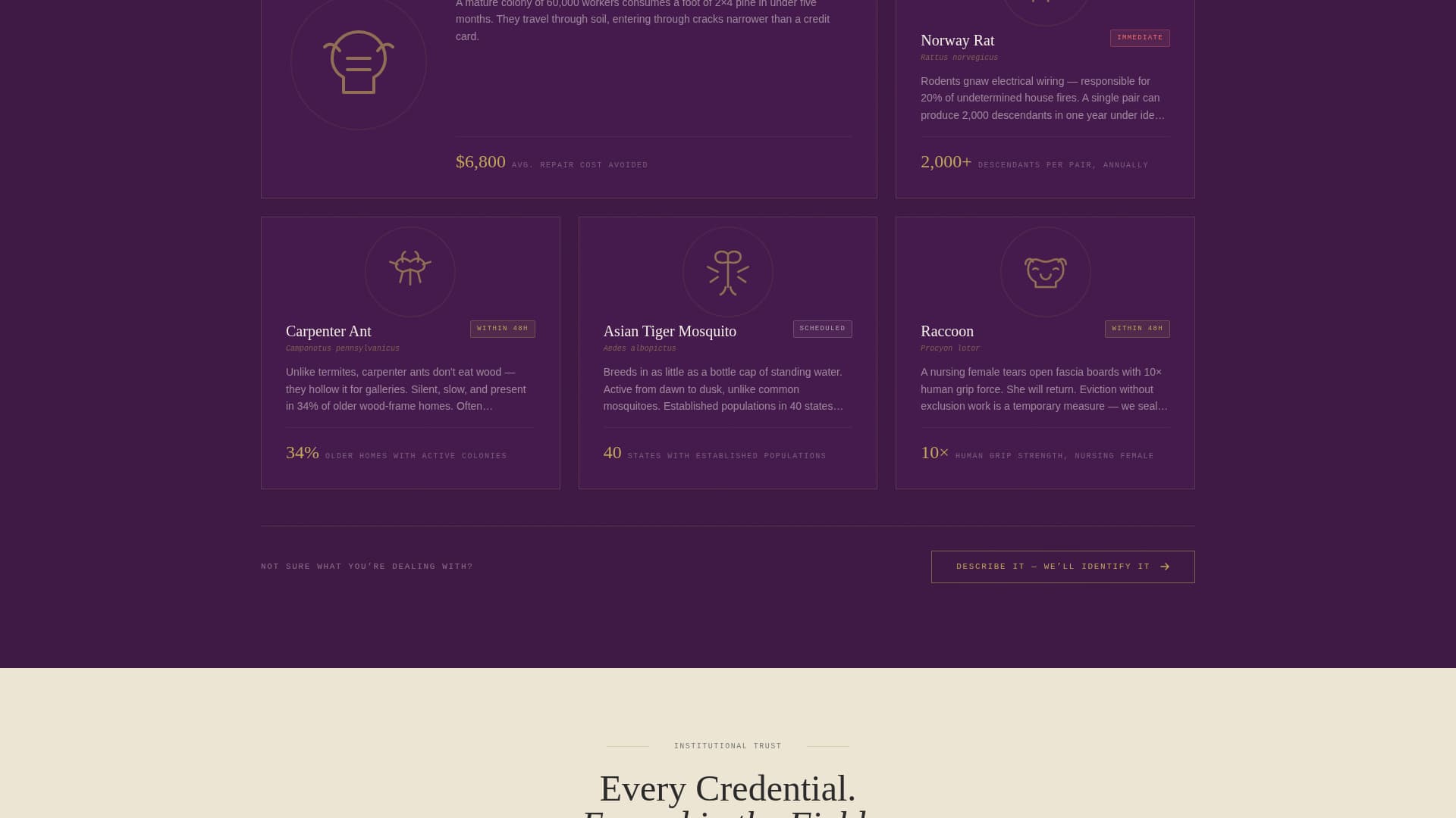 Shield - Authoritative Pestcontrol Landing Page Template