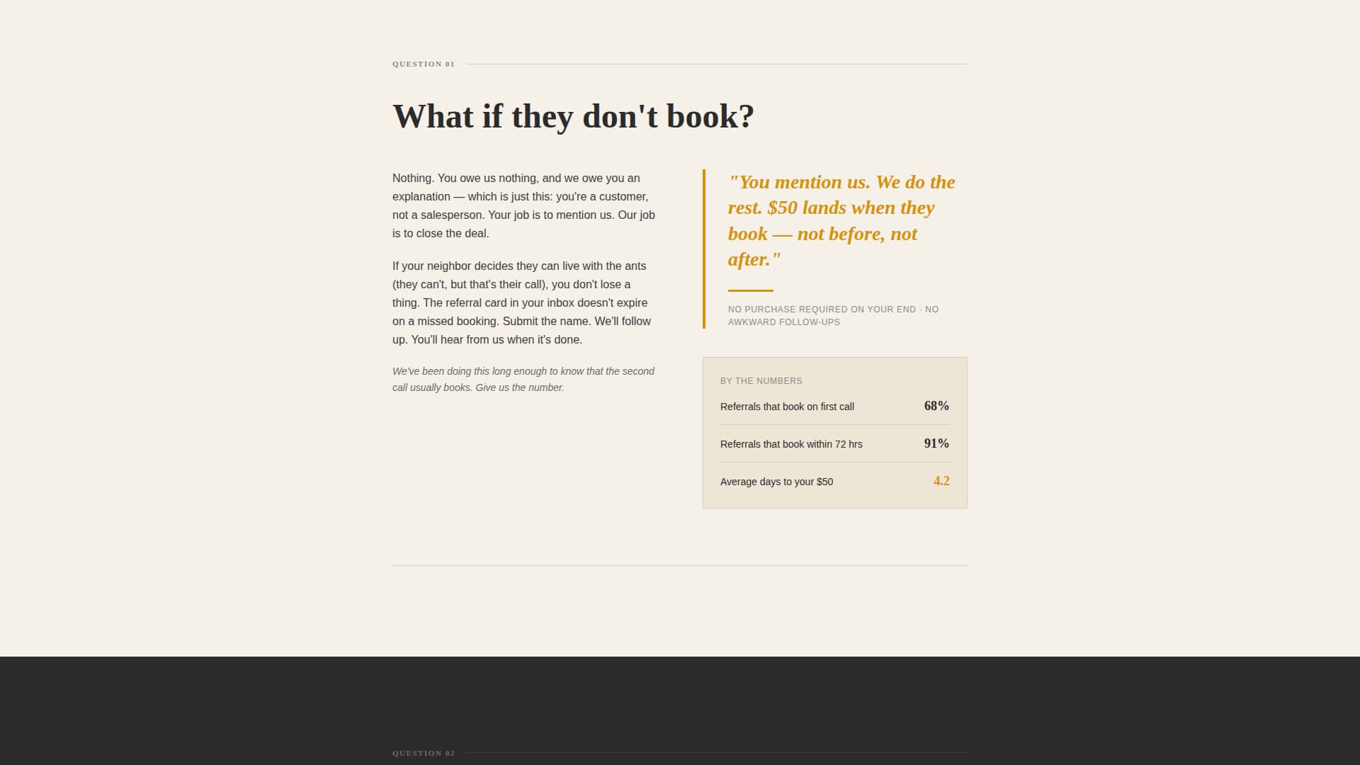 Referral - Editorial Pestcontrol Landing Page Template