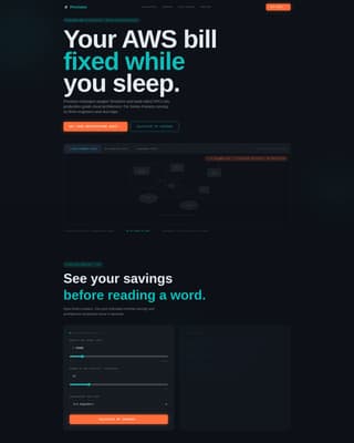 Cloud Architecture Technology Cost Calculator Website Template