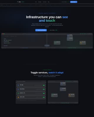Infra - Powerful Cloudarchitecture Landing Page Template