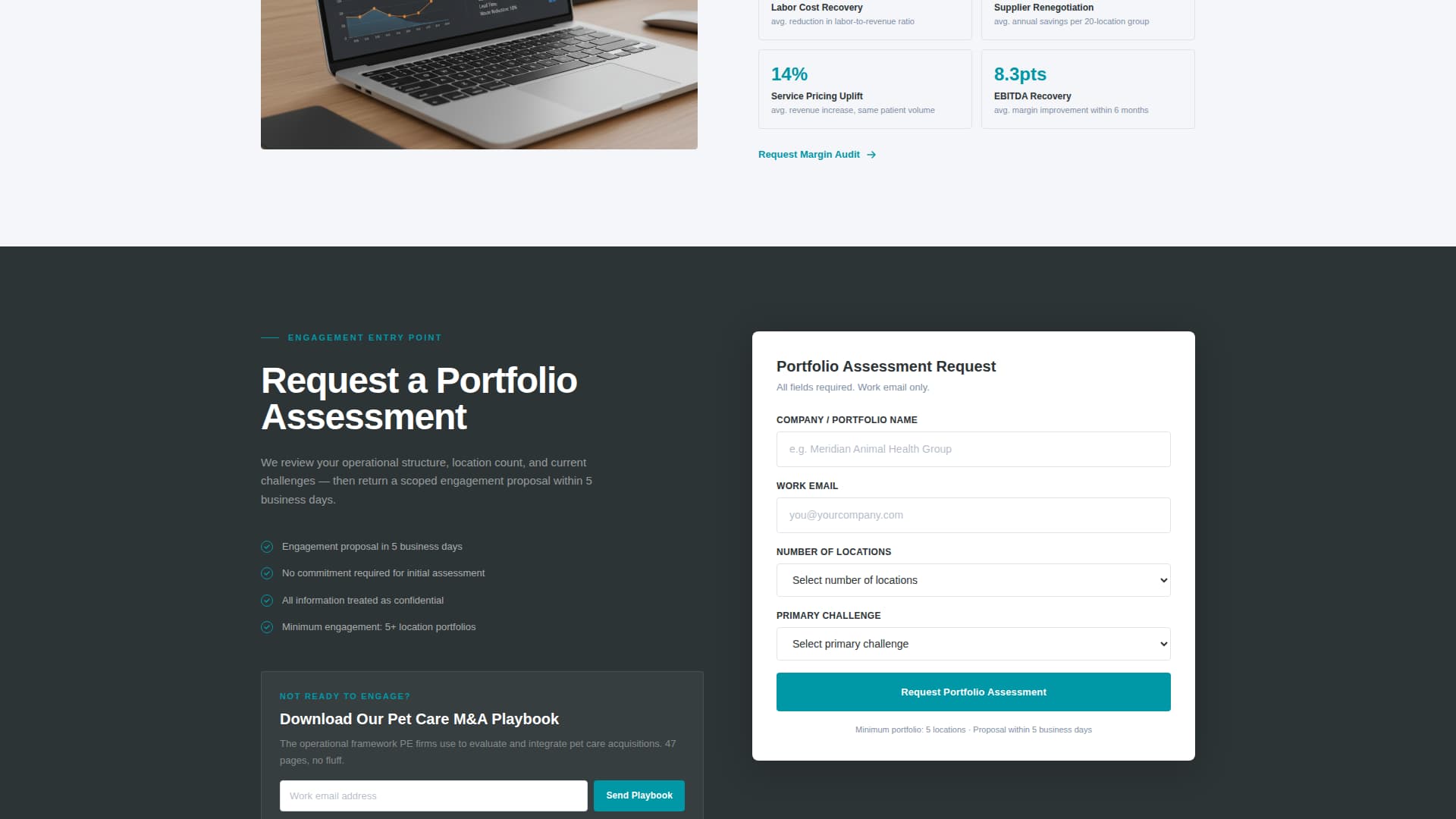 Consult - Precision Petcare Landing Page Template