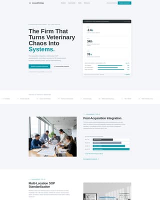 Consult - Precision Petcare Landing Page Template