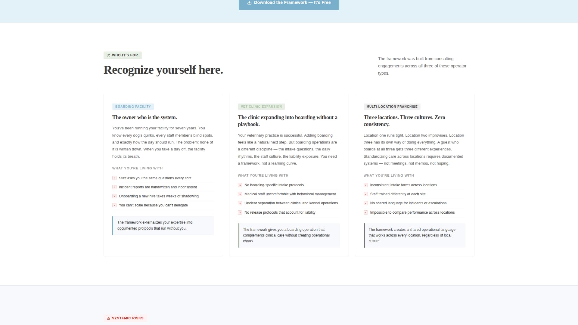 Kennel - Authoritative Petcare Landing Page Template
