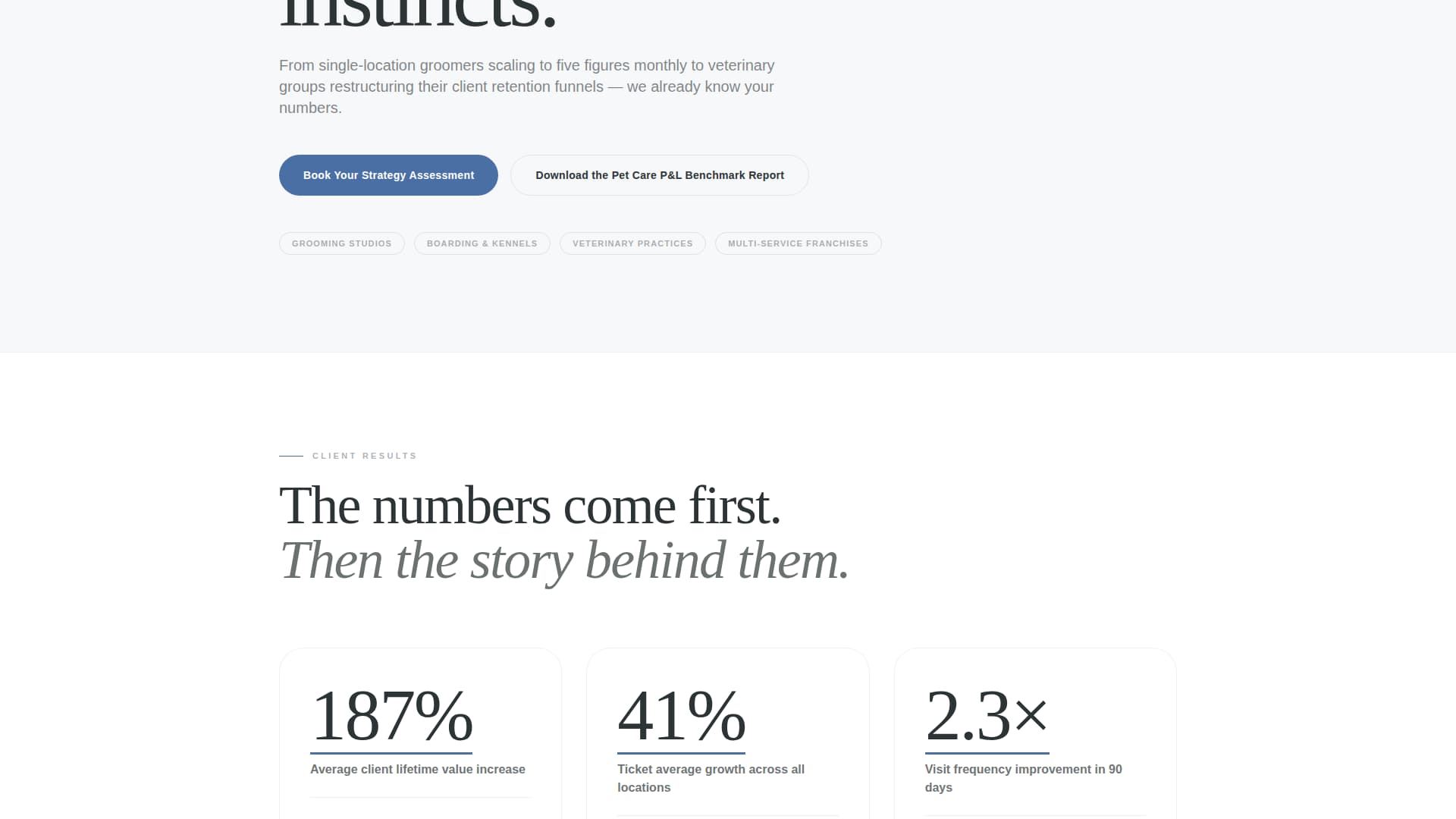 Consult - Authoritative Petcare Landing Page Template
