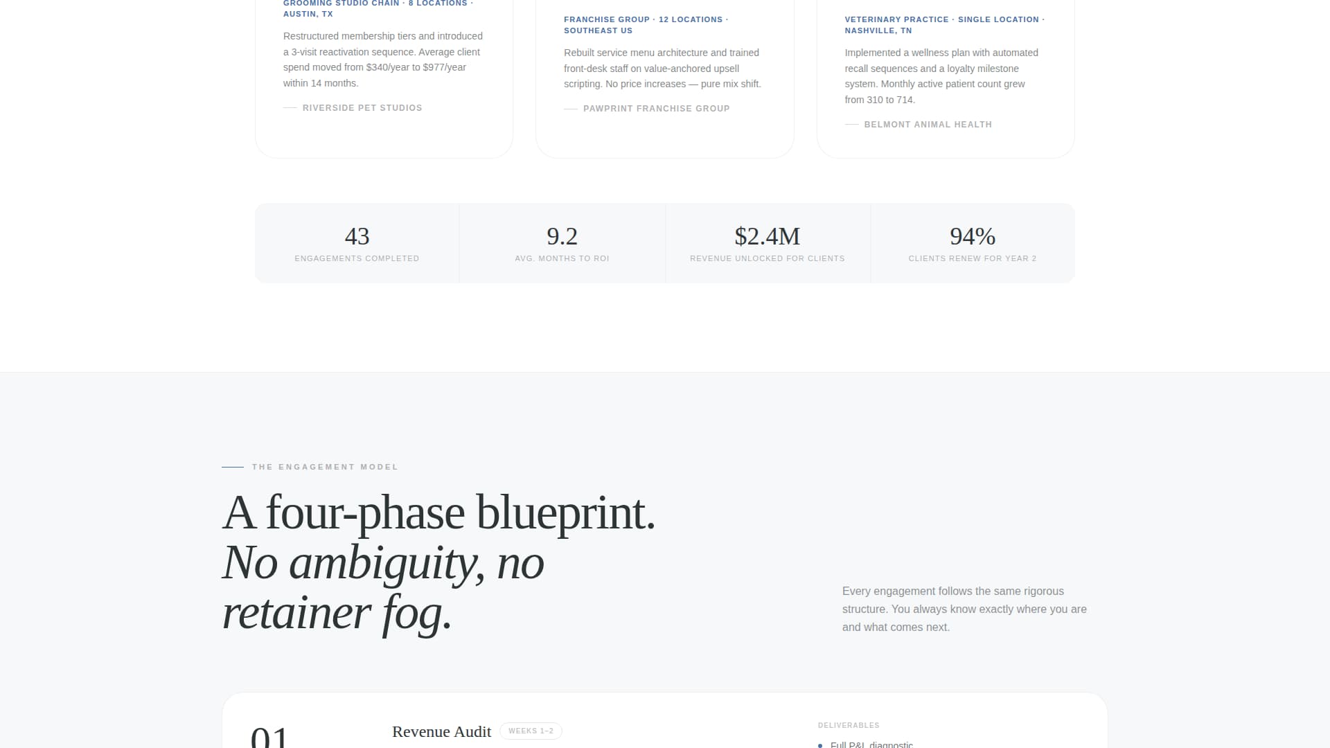 Consult - Authoritative Petcare Landing Page Template