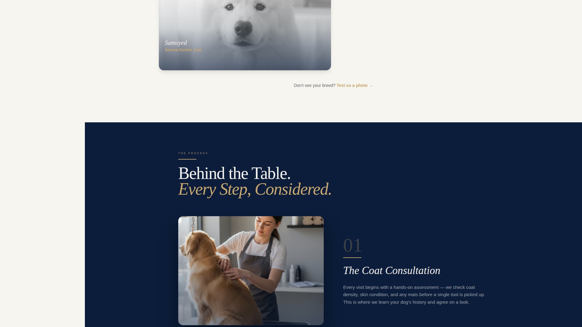 Groom - Polished Petgrooming Landing Page Template